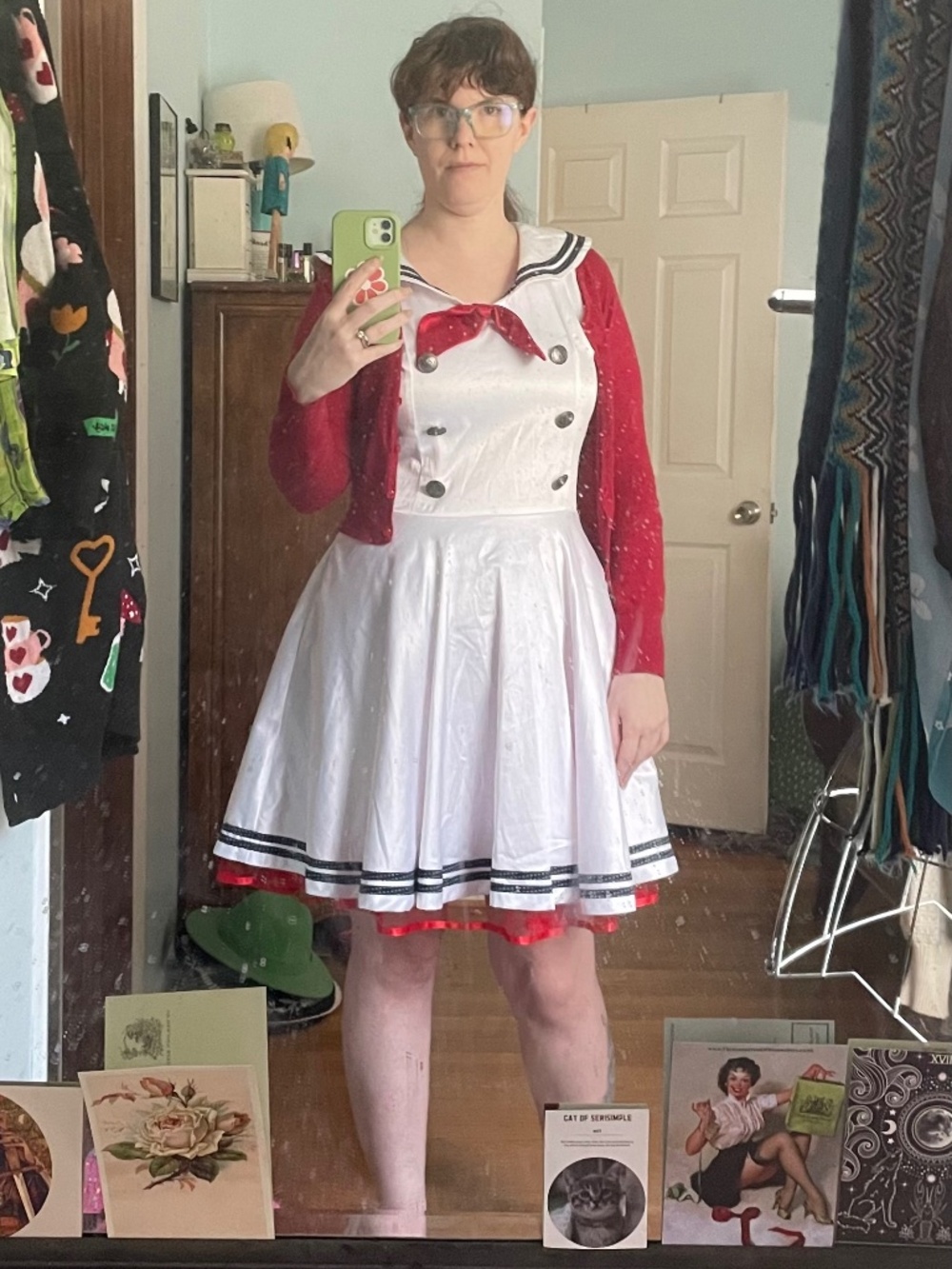 Living Dead Souls Belted Sailor Dress in Size XL *READ DESCRIPTION